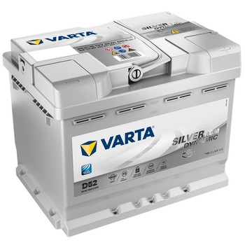 Varta Silver Dynamic AGM-60 Ач, 680 A, 12 В 242/175/190 обратная полярность