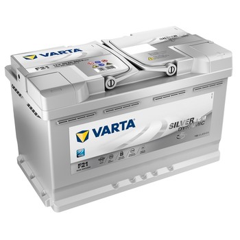 Varta Silver Dynamic AGM-80 Ач, 800 A, 12 В 315/175/190 обратная полярность