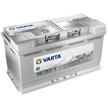 Varta Silver Dynamic AGM-95 Ач, 850 A, 12 В 353/175/190 обратная полярность