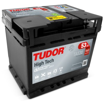 Tudor High-Tech-53Ач, 540А, 12В  207/175/175 обратная полярность